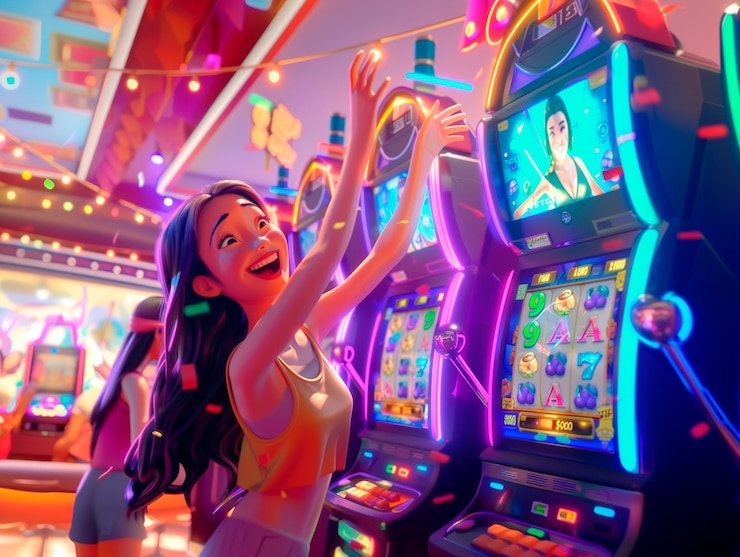 Bonus round triggered with free spins notification